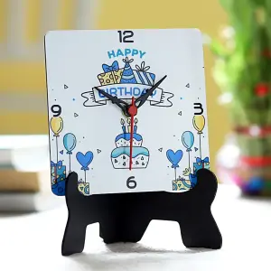 Birthday Theme Table Clock